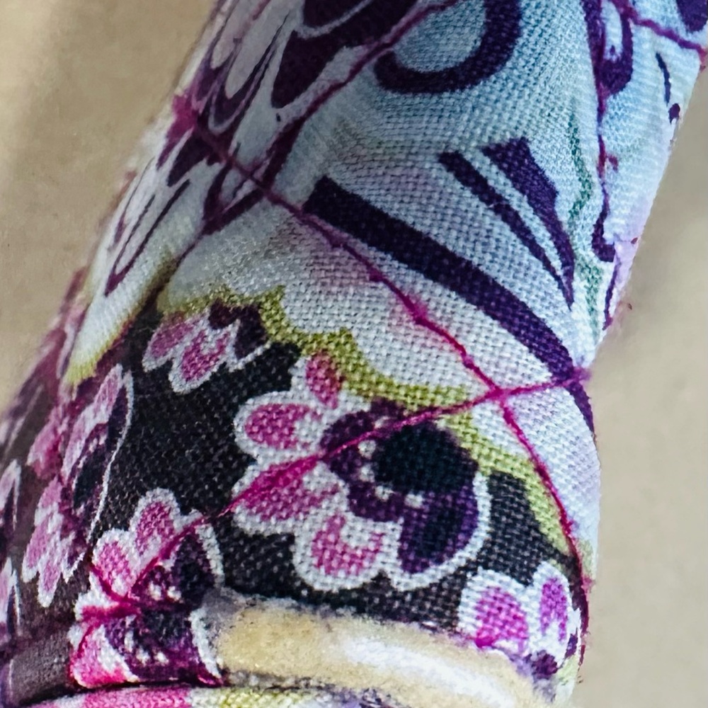 Vera Bradley Pink and Purple Patterned Clutch - Picture 5 of 6